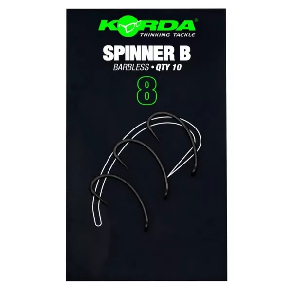 Korda Spinner B 8 Hameçon à bouillette à œillet, barbelé 10db