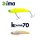 Ima Koume Vibration 70 7cm 13gr 102 Chart Back Pearl Wobbler