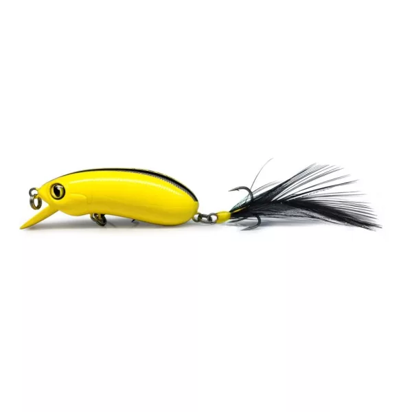 LUREFANS CC60 - coulant lent 9,5g/60mm, code couleur Banana 10 Wobbler