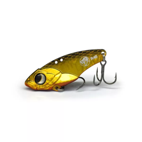 LUREFANS R45 - Coulant 10g/45mm, code couleur 10 Black & Gold leurre Bladed