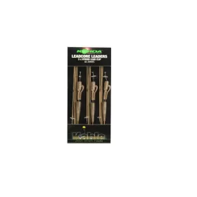   Korda Leadcore Bas de ligne Hybrid Lead Clip QC Swivel Gravel Montage Bouillette Pré-monté