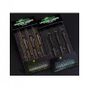 Korda Leadcore Bas de ligne Hybrid Lead Clip QC Swivel Gravel Montage Bouillette Pré-monté