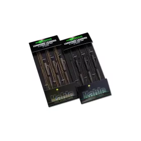   Korda Leadcore Leader Hybrid Lead Clip QC Swivel Weed Bas de ligne pré-monté pour la pêche à la carpe