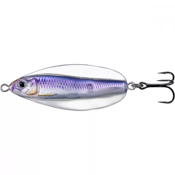 Livetarget Cuillère Shiner Erratique Argent/Violet 14gr 6cm Cuillère vacillante
