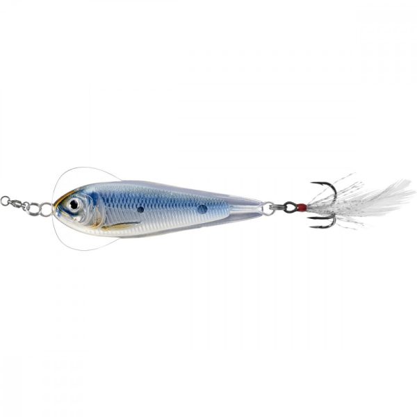 Livetarget Cuillère à Jigging Flutter Shad Argent/Bleu 11gr 5cm Cuillère vacillante