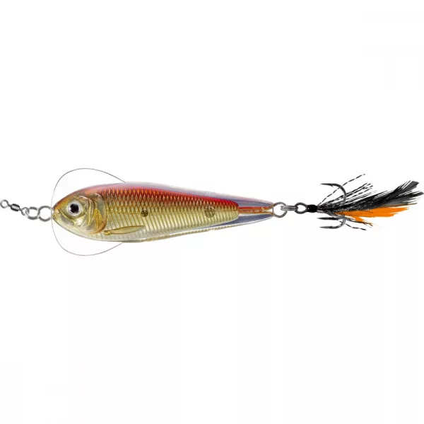 Livetarget Cuillère à Jigging Flutter Shad Or/Rouge 14gr 5,5cm Cuillère vacillante