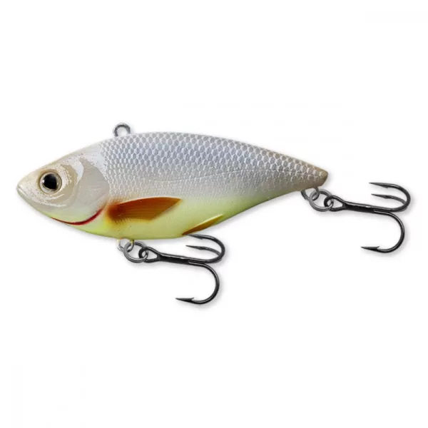 Livetarget Golden Shiner Rattlebait Lumineux/Blanc 6cm 7gr Leurre Vertical