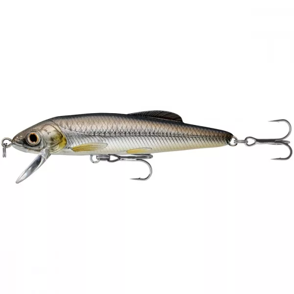 Livetarget Méné Jerkbait Finesse Argent/Noir 7,5cm 7gr Wobbler