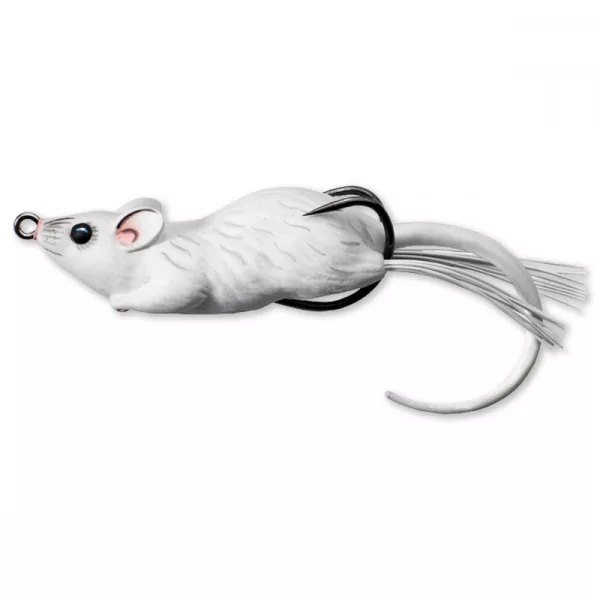 Livetarget Mouse Walking Bait White/White 6cm 11gr Leurre souris