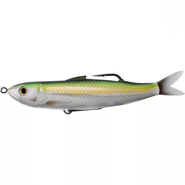 Livetarget Shiner Walking Bait Metallic Lemon Lime 11,5cm 14gr Leurre souple