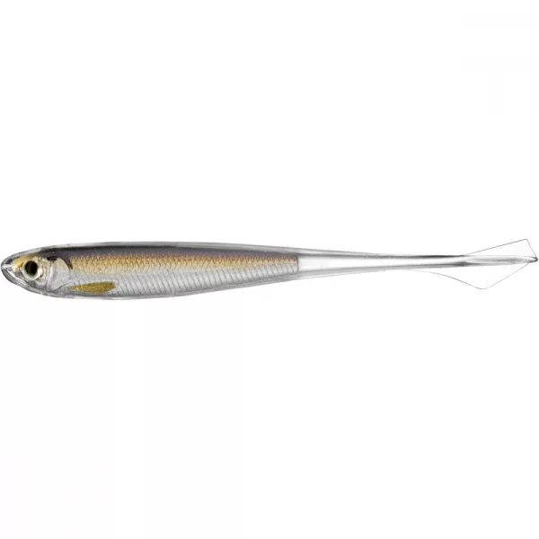 Livetarget Ghost Tail Minnow Dropshot Bait Silver/Brown 9,5cm Leurre souple