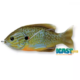   Livetarget Sunfish Walking Bait Crapet-soleil Naturel/Bleu 7,5cm 12gr Leurre artificiel