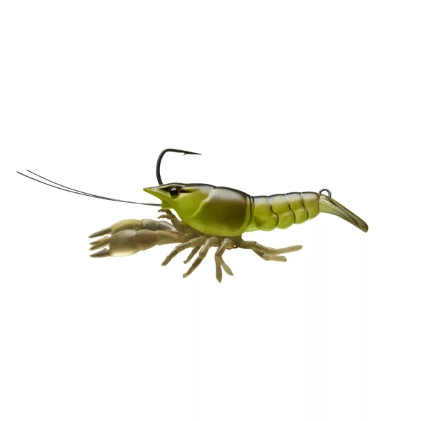 Livetarget Live Craw Finess Bait Chartreuse Black 7,5cm 14gr Imitation Écrevisse