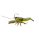 Livetarget Live Craw Finess Bait Chartreuse Black 7,5cm 14gr Imitation Écrevisse