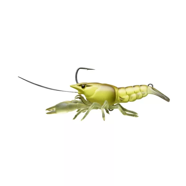 Livetarget Live Craw Finess Bait Chartreuse Pumpkin 7,5cm 14gr Imitation Écrevisse
