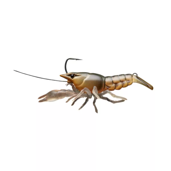 Livetarget Live Craw Appât Finesse Citrouille Orange 7,5cm 14gr Imitation d'écrevisse