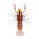 Livetarget Écrevisse Non Montée Marron-Jaune 7,1cm Coulant Écrevisse en Plastique 6 pièces