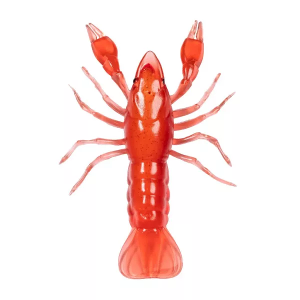 Livetarget Écrevisse non montée Rouge-Rouge 7,1cm Coulant Écrevisse en plastique 6 pièces