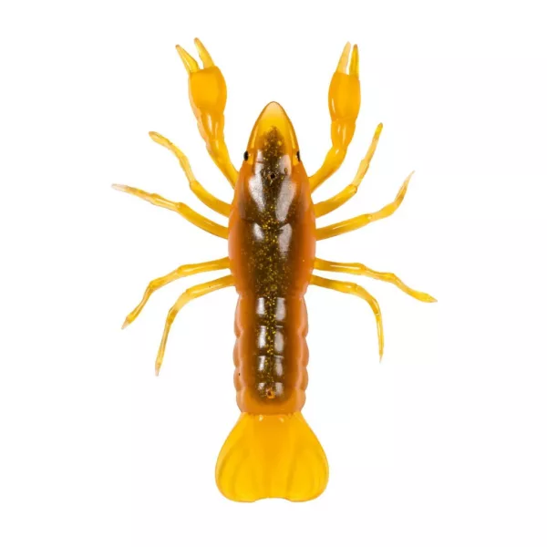 Livetarget Écrevisse Non-montée Orange-Vert 7,1cm Coulante Écrevisse en plastique 6 pièces