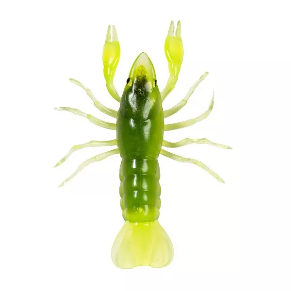 Livetarger Écrevisse non-montée Chartreuse-Vert 9,7cm Coulant Écrevisse en plastique 4db