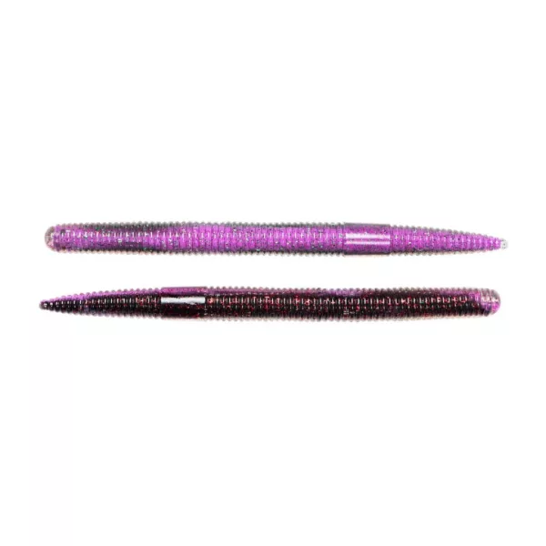 Livetarget Ver-bâton Violet-Noir 10,2cm Profil de ver de terre 8db
