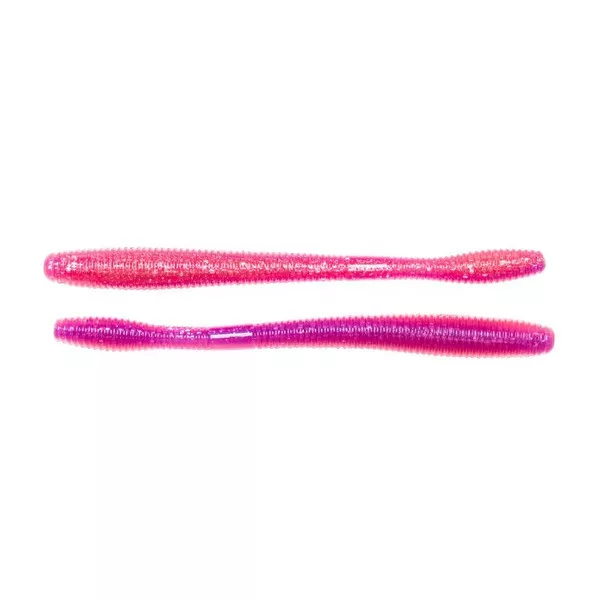 Livetarget Straight Tail Worm Rose-Violet 11,4cm Imitation Ver 4pcs