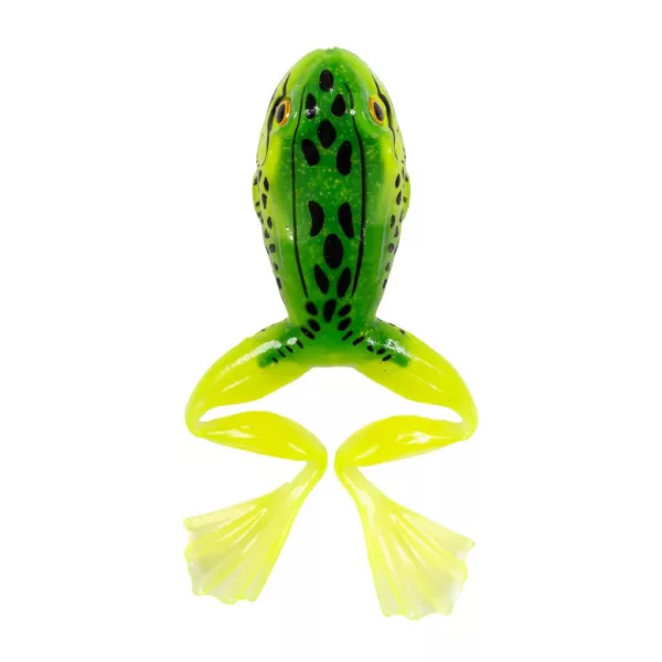 Livetarget Grenouille Freestyle Chartreuse-Vert 5cm Imitation de grenouille 4 pièces