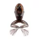 Livetarget Grenouille Freestyle Bronze-Blanc 5cm Imitation de grenouille 4 pièces