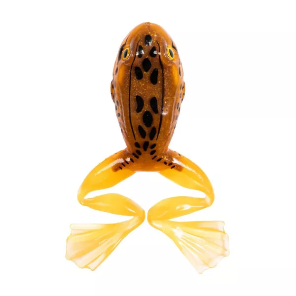 Livetarget Freestyle Frog Orange-Marron 5cm Imitation de grenouille 4pcs