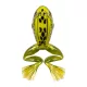 Livetarget Grenouille Freestyle Mousse-Jaune 6cm Imitation de grenouille 3 pièces