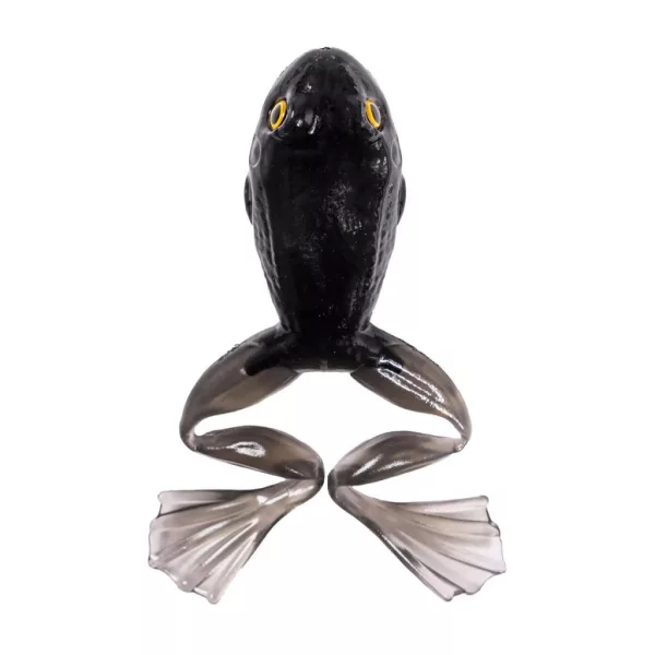 Livetarget Freestyle Frog Noir-Noir 7,5cm Imitation Grenouille 2 pièces