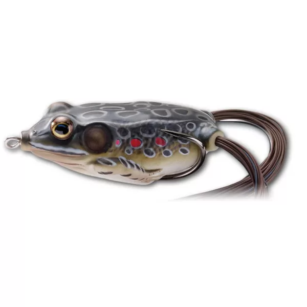 Livetarget Leurre marcheur Grenouille Marron/Noir 11,7cm 25gr Imitation de grenouille