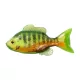 Livetarget Crapet non monté Chartreuse-Orange 8,5cm Perche-soleil en caoutchouc 4 pièces