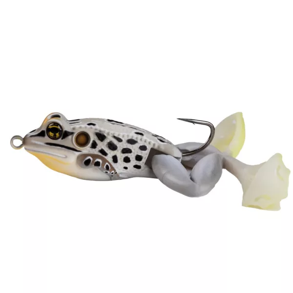 Livetarget L'Ultime Leurre à Foulée de Grenouille Albinos-Blanc 6,3cm 28gr Imitation de Grenouille