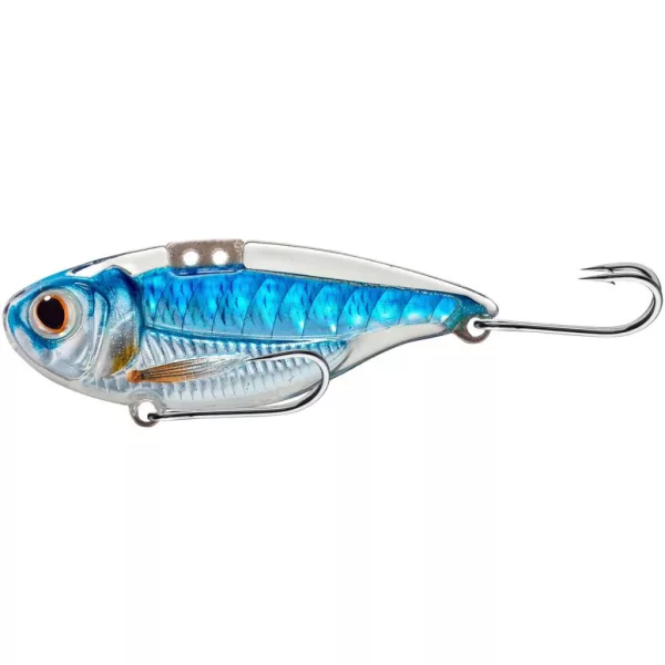 Livetarget Sonic Shad Blade Bait Argent-Bleu 5,5cm 7gr Leurre Vertical