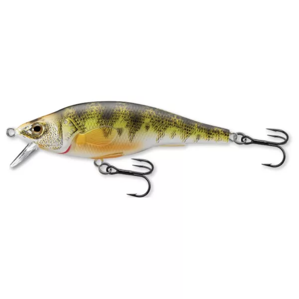 Livetarget Perche jaune Jerkbait Mat naturel Flottant 11,5cm 35gr Wobbler