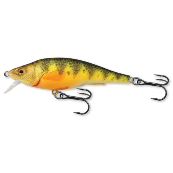 Livetarget Perche Jaune Jerkbait Fluorescent-Mat Flottant 11,5cm 35gr Leurre