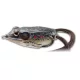 Livetarget Leurre de surface Grenouille Marron-Noir 6,5cm 21gr Flottant Imitation de Grenouille