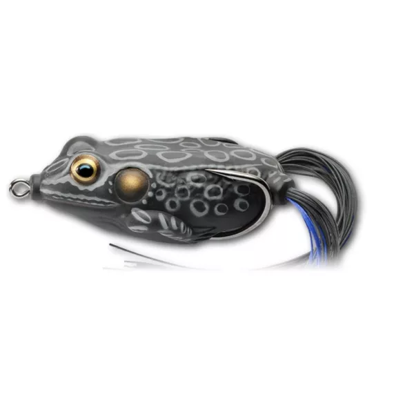 Livetarget Leurre de marche grenouille Noir-noir 6,5cm 21gr Flottant Imitation grenouille