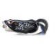 Livetarget Grenouille Popper Noir-Noir 6,5cm 14gr Flottant Imitation de grenouille