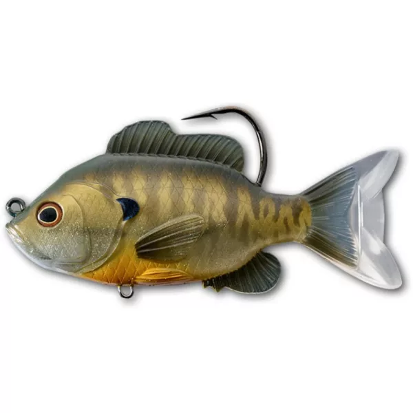 Livetarget Swimbait Sunfish Bronze-Crapet arlequin 13cm 38gr Leurre en plastique Sunfish