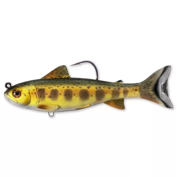 Livetarget Swimbait Truite Or-Olive 13,1cm 35gr Leurre en plastique