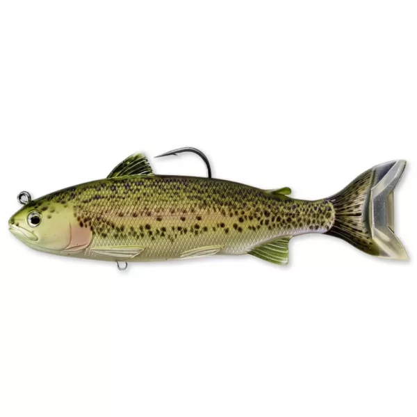 Livetarget Swimbait Truite Olive-Rouge 16,8cm 71gr Leurre en plastique