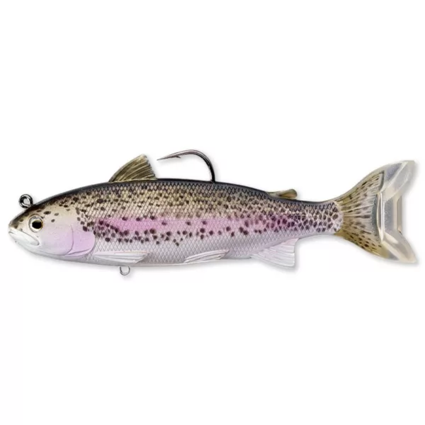 Livetarget Swimbait de Truite Argent-Violet 16,8cm 71gr Appât en Plastique