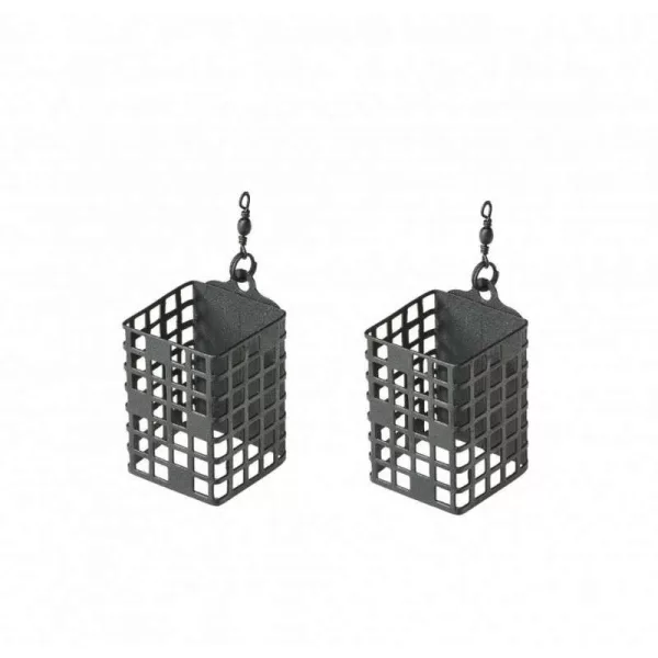 Mivardi Cage Feeder Carrée Premium 50gr Cage d'amorçage latérale 2 pièces