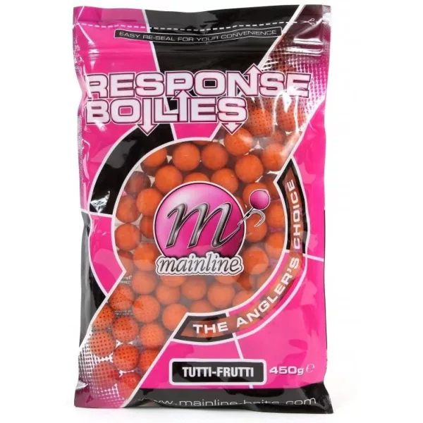 Mainline Shelf Life Boilies Tutti Frutti 15 mm 450 g.r - bouillette d'amorçage