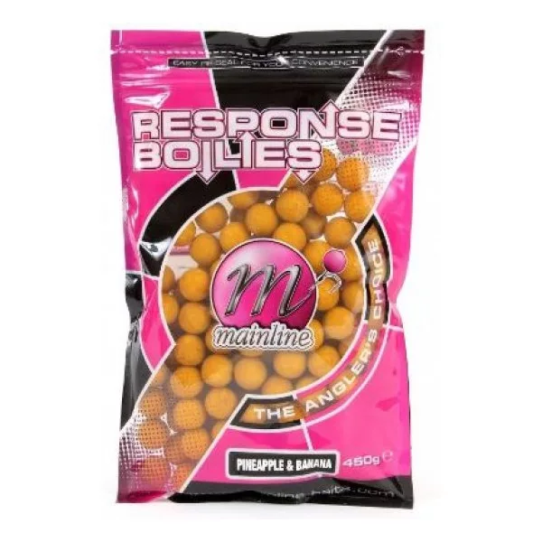 Mainline Shelf Life Boilies Pineapple&Banana 18 mm 450 g.r - bouillette d'amorçage