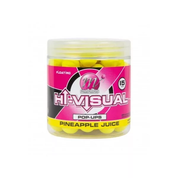 Mainline High Visual Pop-ups Pineapple Juice 50 pcs - appât pop-up