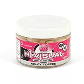   Mainline Mini Pop-ups Haute Visibilité Milky Toffee 10 mm - appât à hameçon pop-up