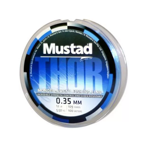 Mustad Thor Super Soft Mono Clear 0,55mm 100m Ligne principale monofilament